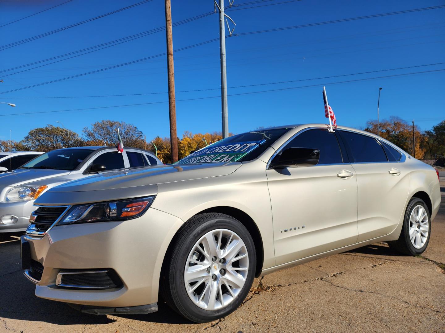 2014 GOLD Chevrolet Impala LS (2G11Y5SL5E9) , AUTO transmission, located at 2660 S.Garland Avenue, Garland, TX, 75041, (469) 298-3118, 32.885551, -96.655602 - Welcome to DallasAutos4Less, one of the Premier BUY HERE PAY HERE Dealers in the North Dallas Area. We specialize in financing to people with NO CREDIT or BAD CREDIT. We need proof of income, proof of residence, and a ID. Come buy your new car from us today!! This is a very well cared for 2014 Ch - Photo#8